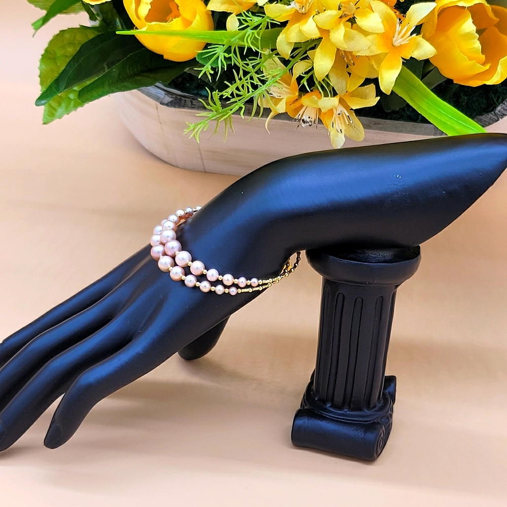 18k Real Solid Yellow Gold Bangles - image 1